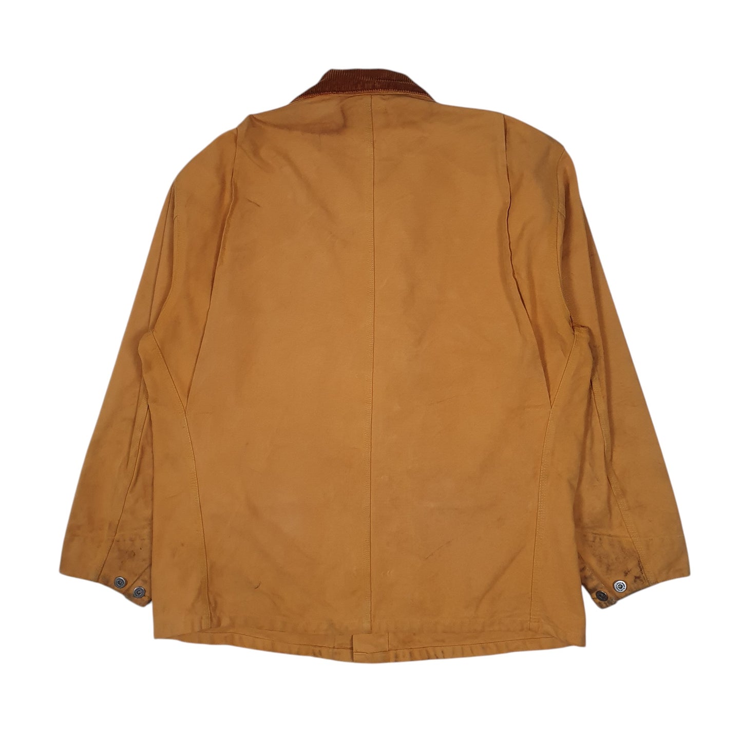 Mens Tan Benetton Vintage 1970s Chore Made in Italy  Coat