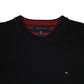 Mens Black Tommy Hilfiger  Crewneck Jumper