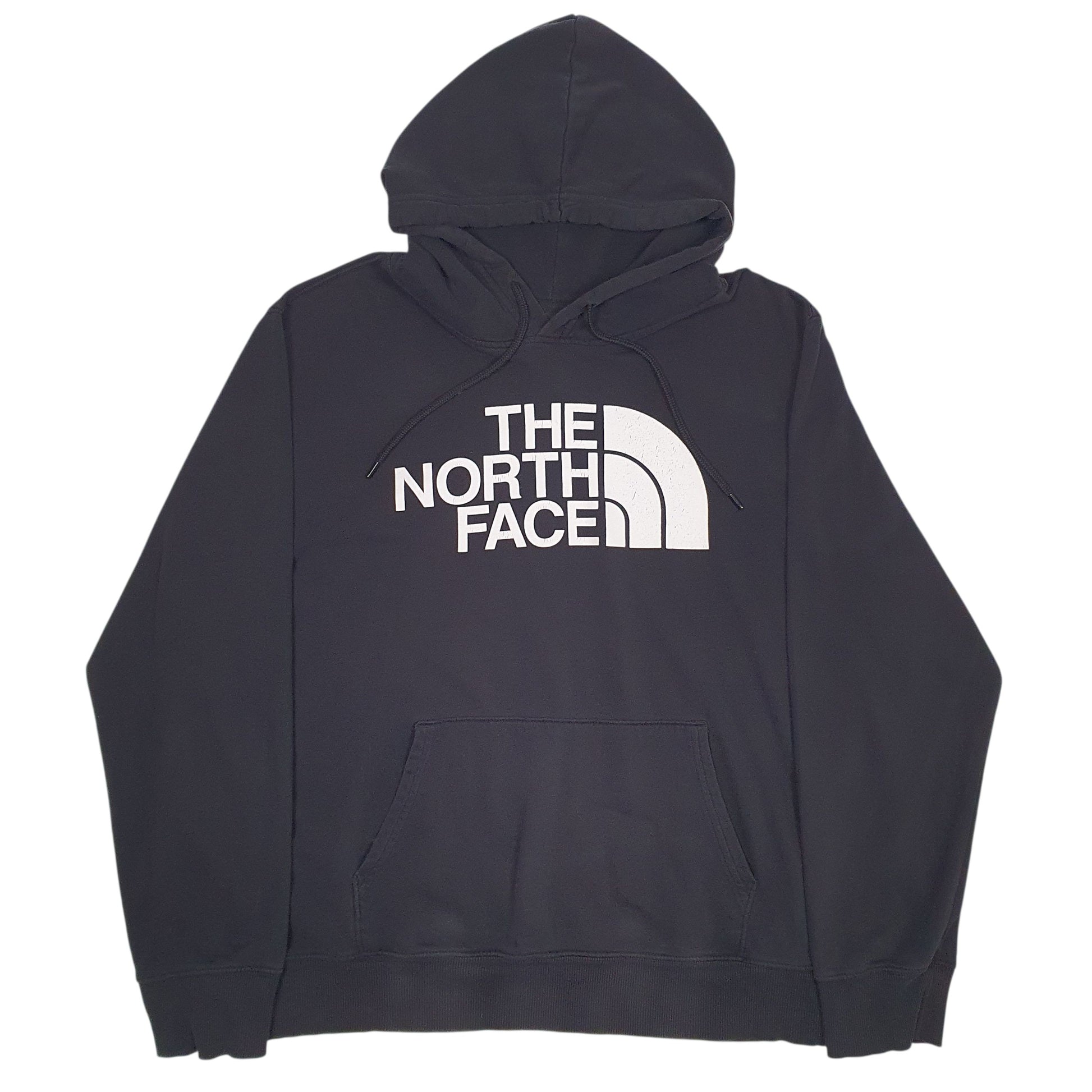 Mens Black Adidas Spellout Hoodie Jumper