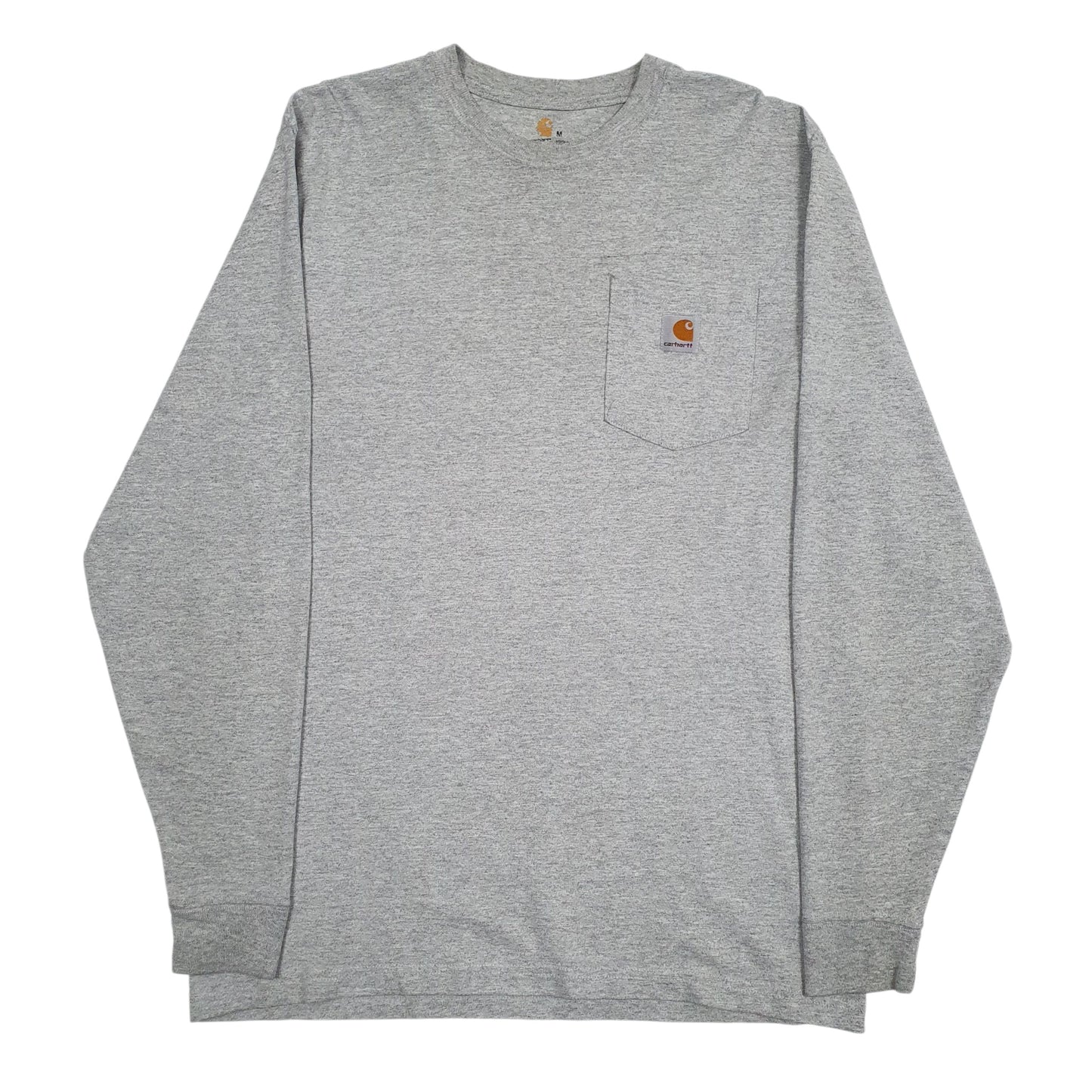 Mens Grey Carhartt  Long Sleeve T Shirt