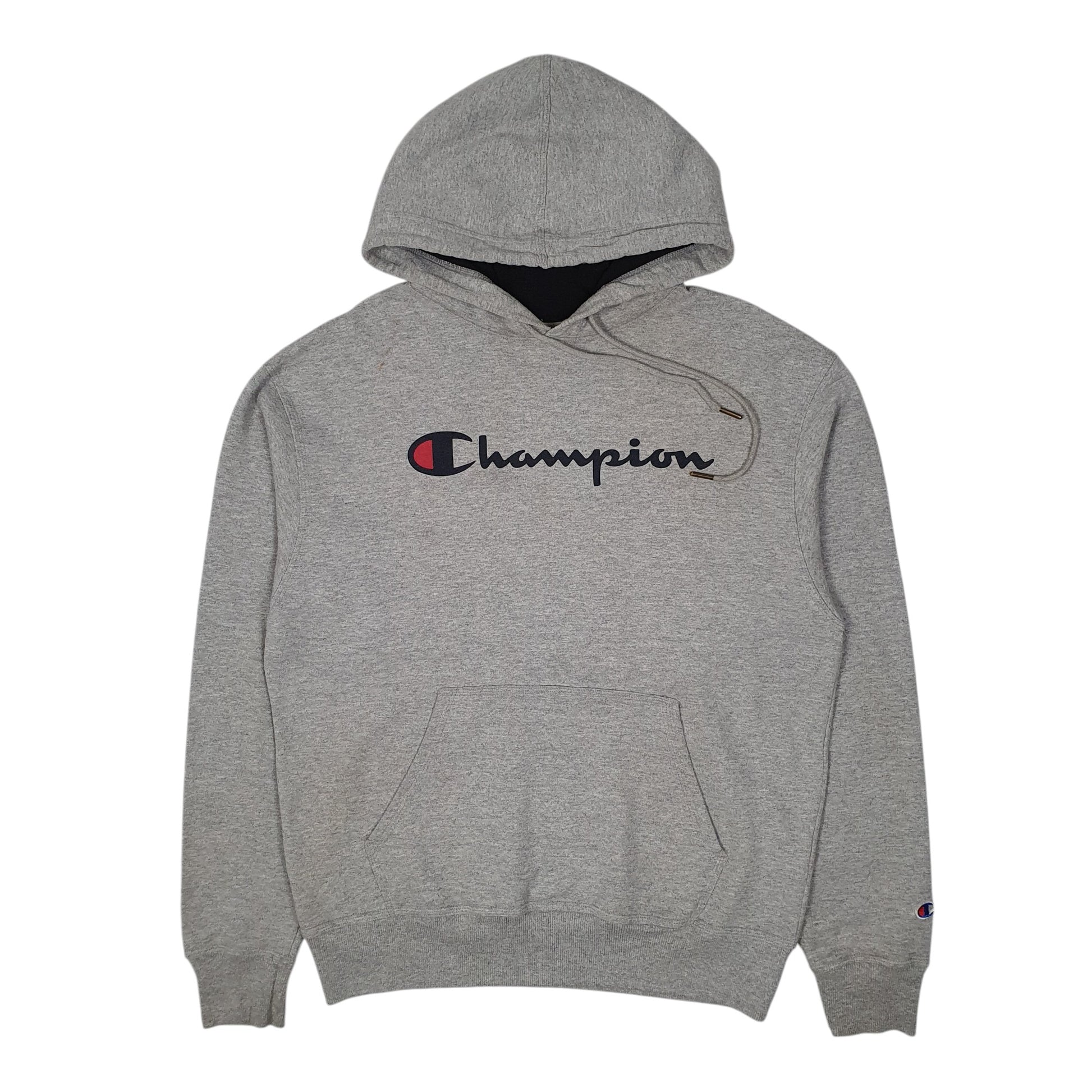 Mens Grey Champion  Hoodie Jumper