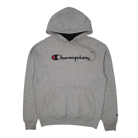 Mens Grey Champion  Hoodie Jumper