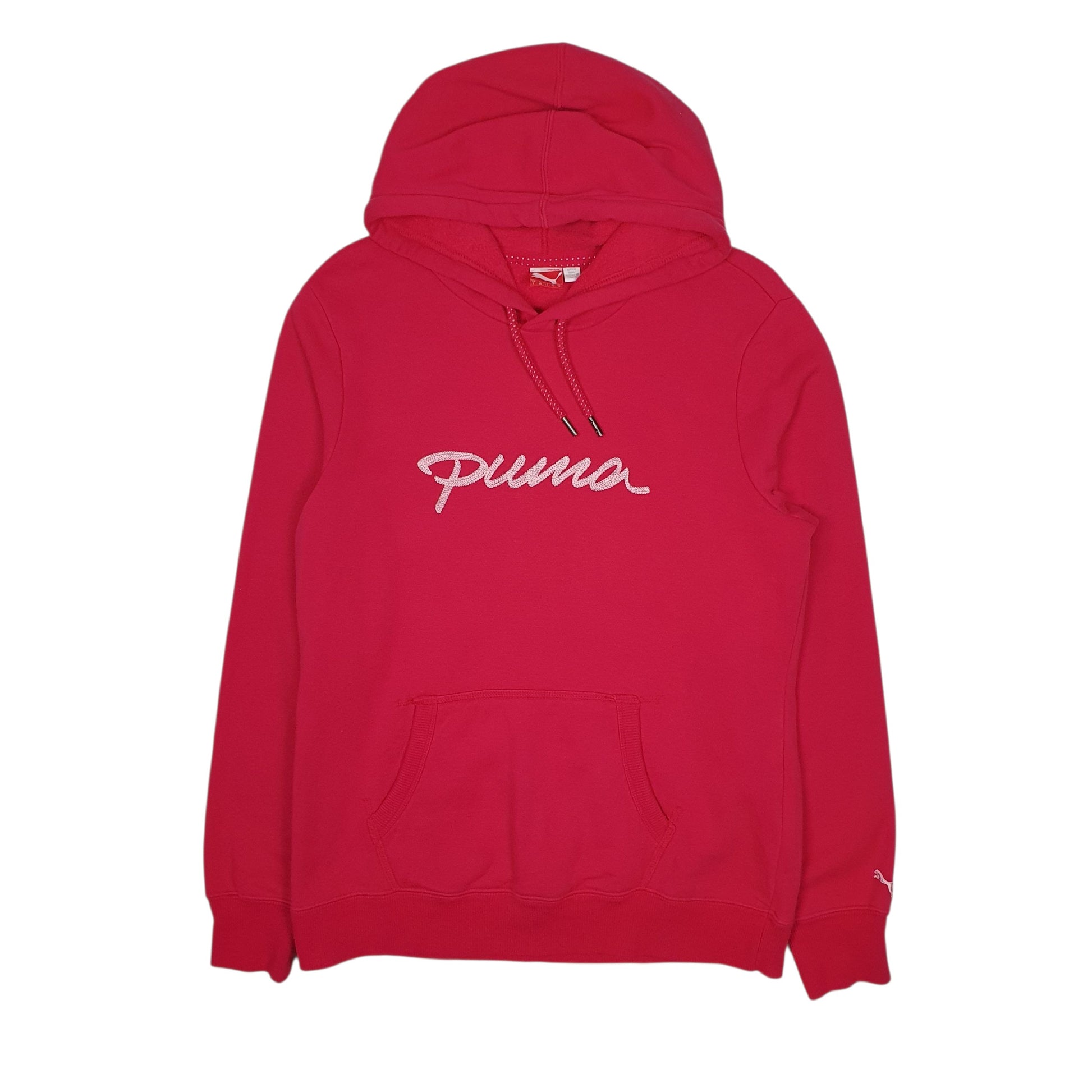 Womens Pink Puma  Hoodie Jumper