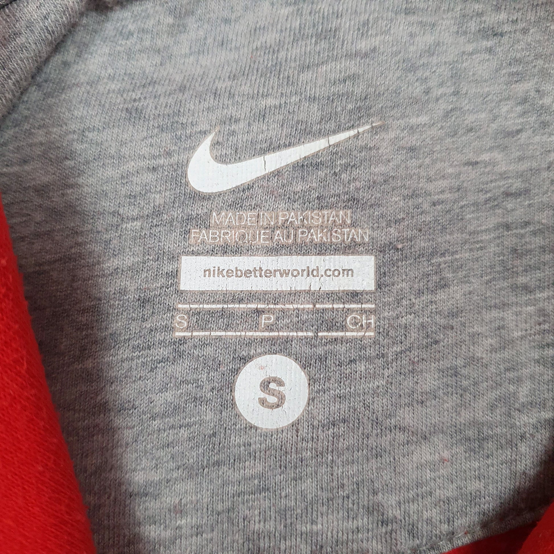 Mens Red Nike  Hoodie Jumper