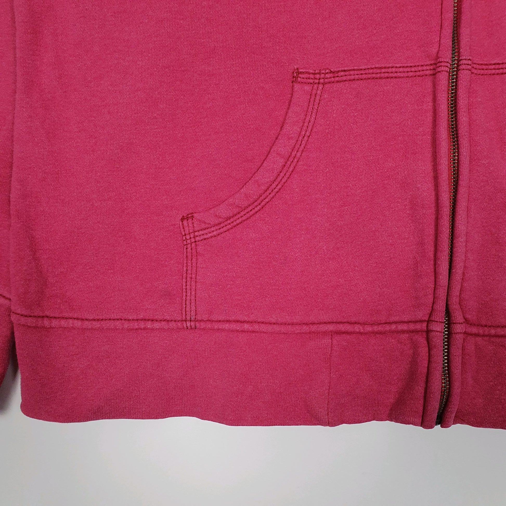 Womens Pink Carhartt Hoodie Full Zip Jumper