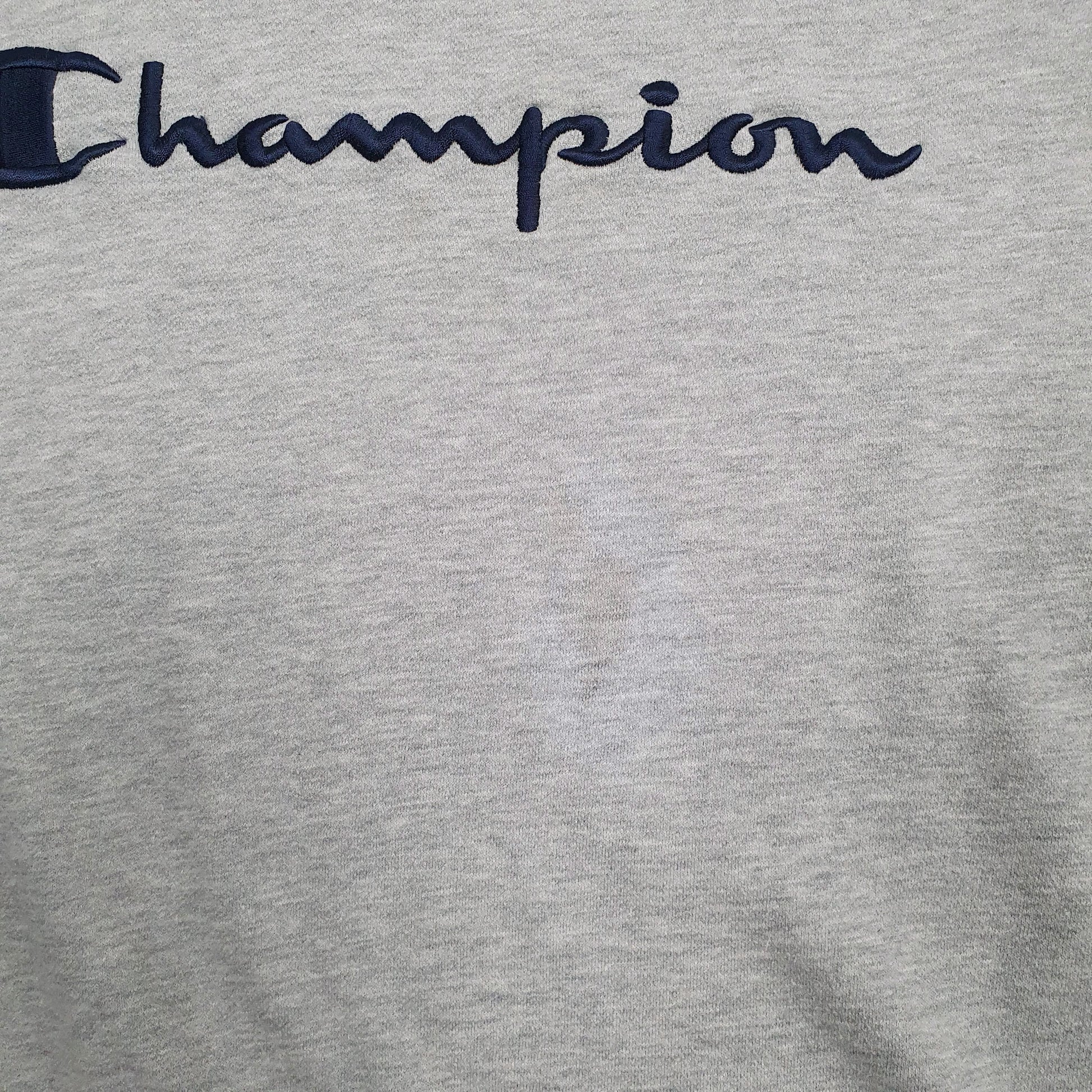 Mens Grey Champion  Crewneck Jumper