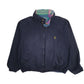 Mens Navy Nautica Harrington Windbreaker Reversible Vintage 90s Full Zip Coat