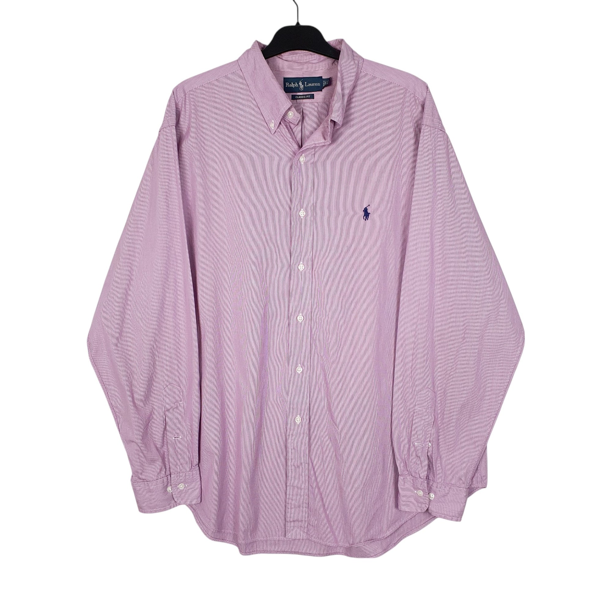 Mens Purple Ralph Lauren  Long Sleeve Shirt