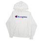 Mens White Champion Reverse Weave Hoodie Jumper