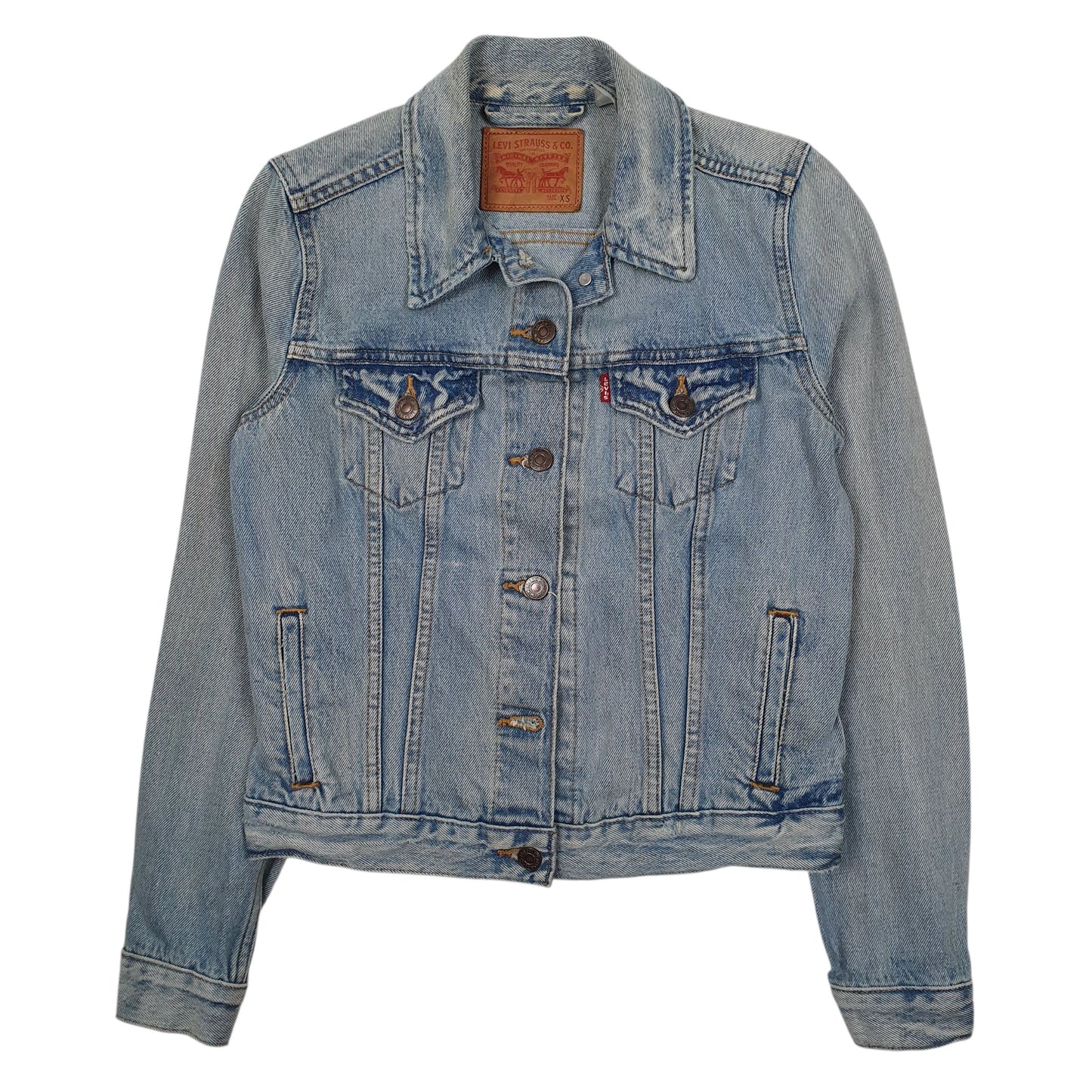Womens Blue Levis Type 3 Trucker  Coat