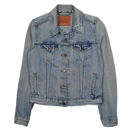 Womens Blue Levis Type 3 Trucker  Coat