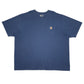 Mens Blue Carhartt  Short Sleeve T Shirt