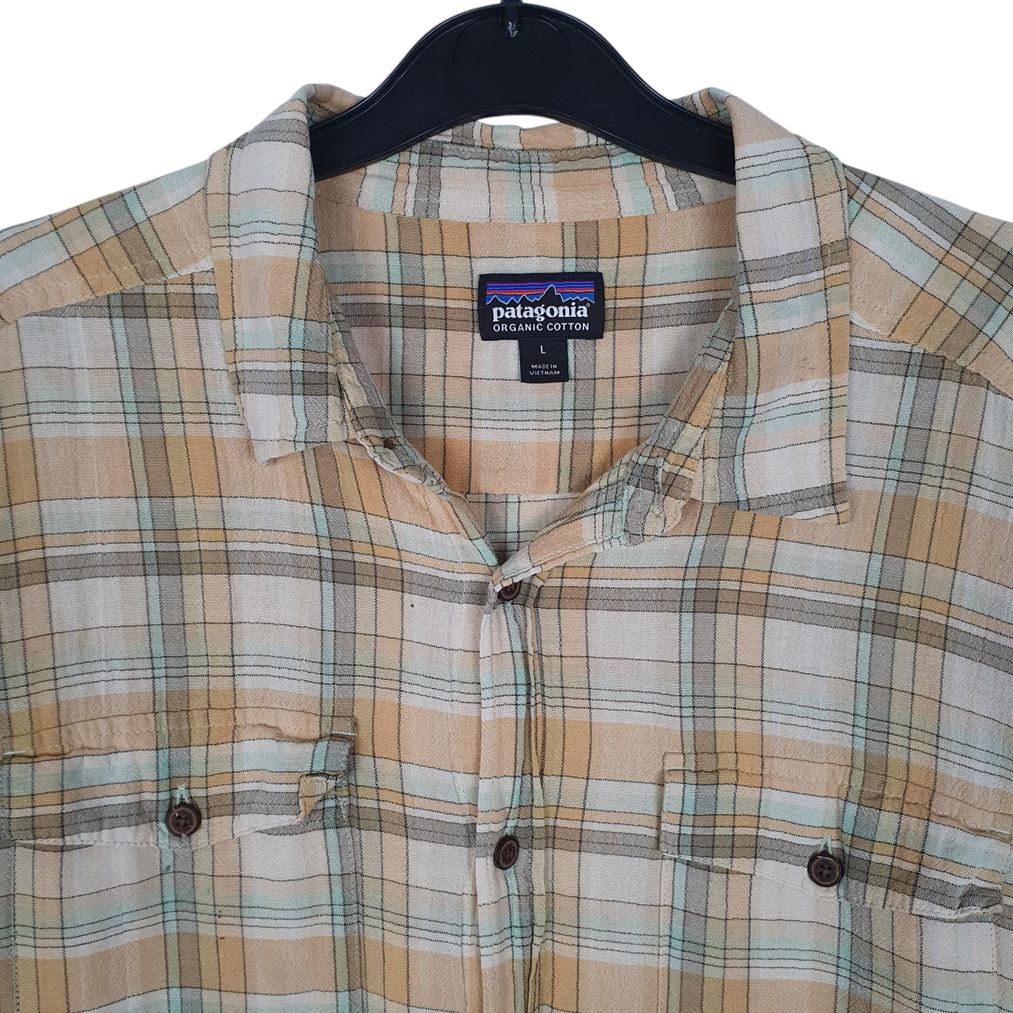 Mens Yellow Patagonia Steersman  Shirt