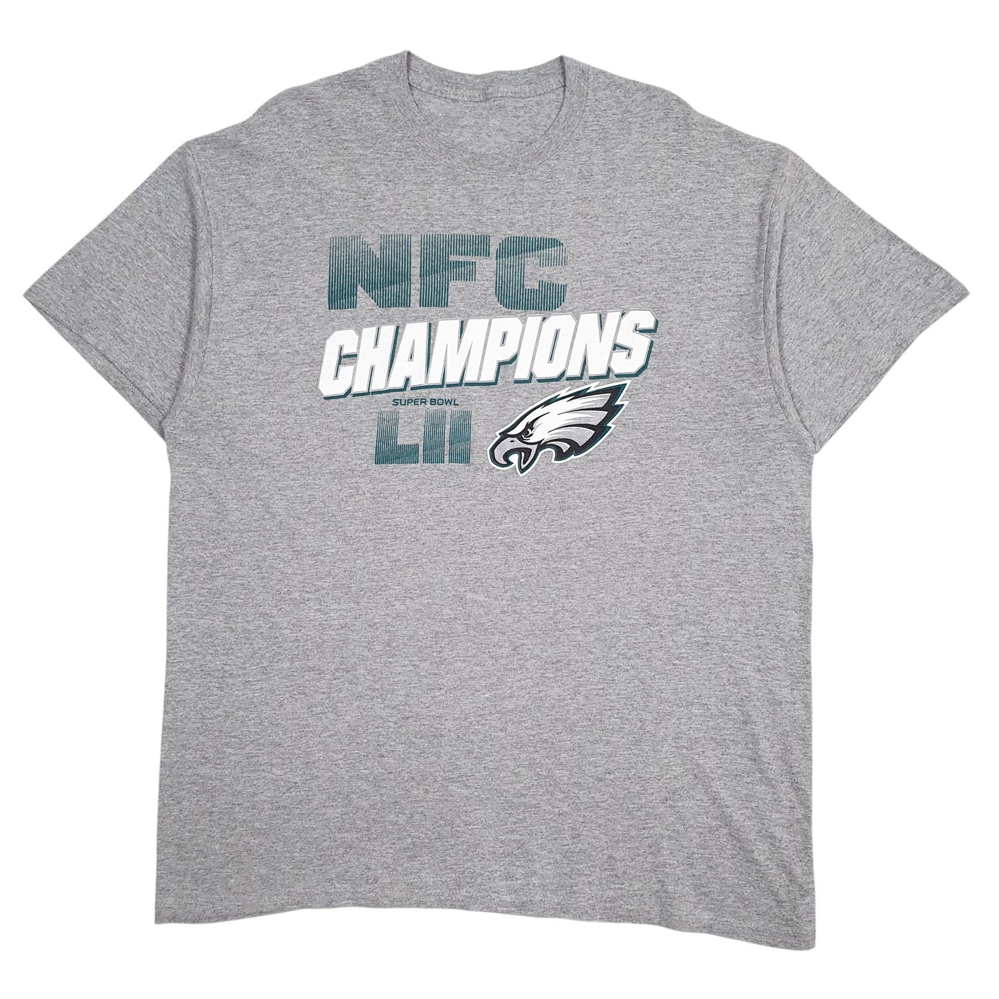Mens Grey Unbranded NFL Philadelphia Eagles Short Sleeve T Shirt
