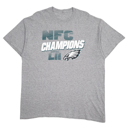 Mens Grey Unbranded NFL Philadelphia Eagles Short Sleeve T Shirt