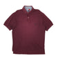 Mens Burgundy Tommy Hilfiger  Short Sleeve Polo Shirt