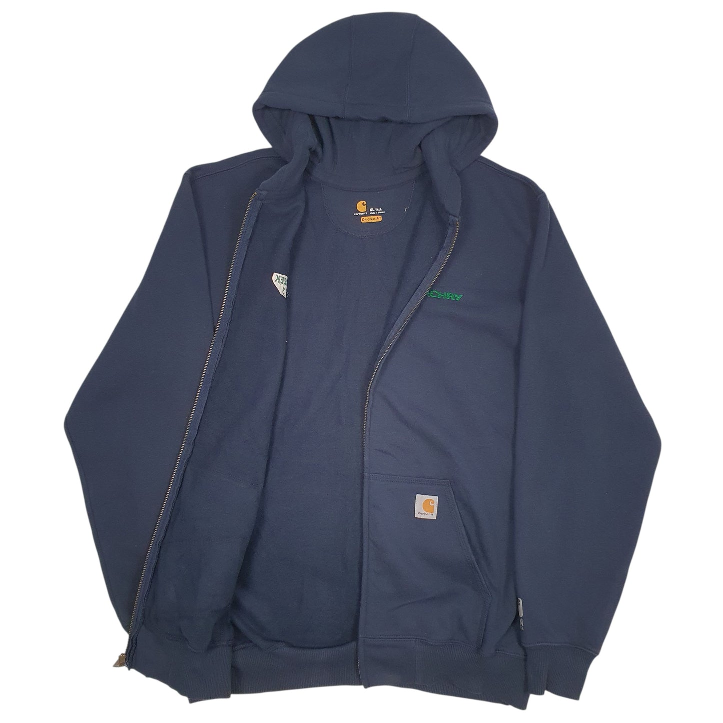 Mens Navy Carhartt  Full Zip Jumper