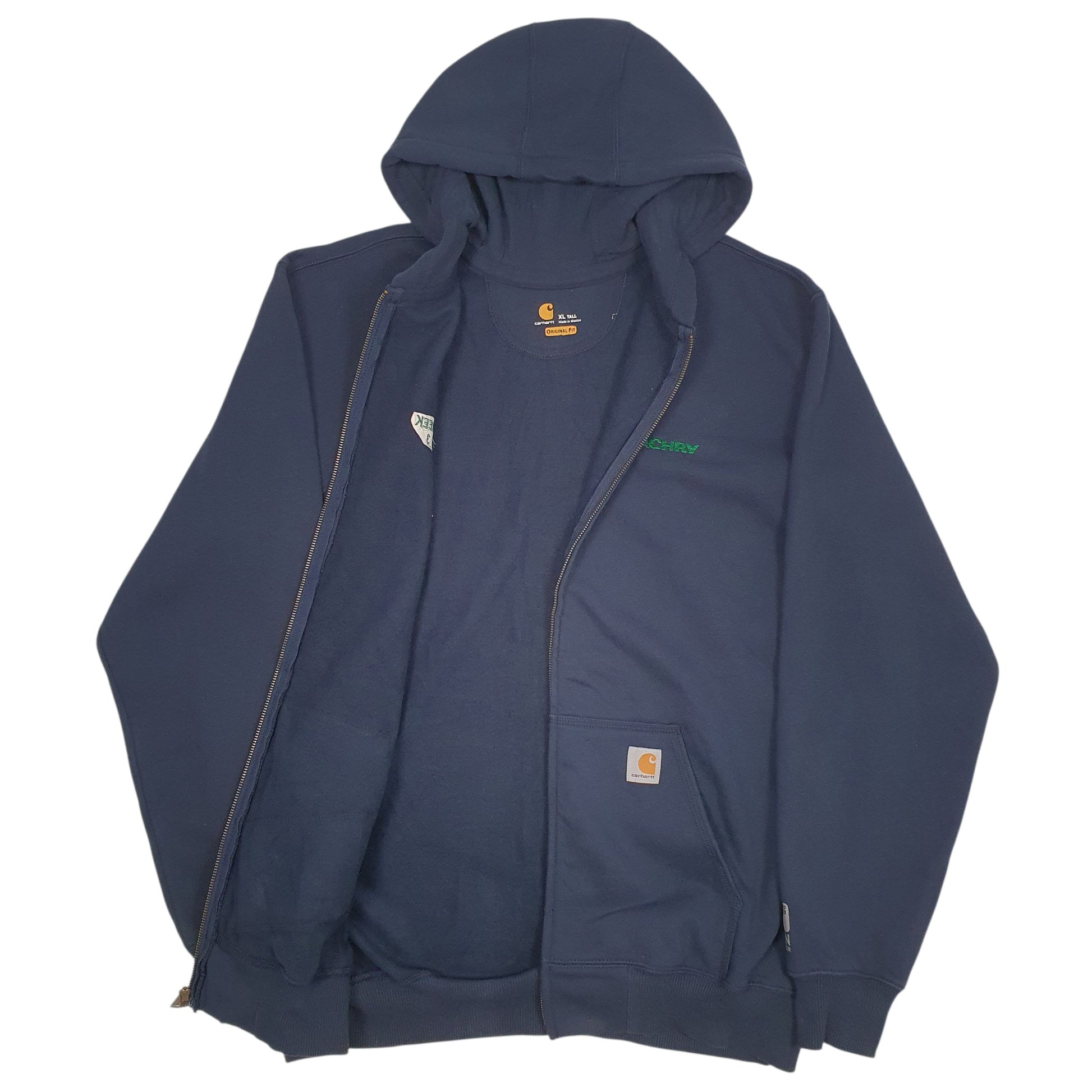 Mens Navy Carhartt  Full Zip Jumper