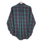 Mens Green L.L.Bean Vintage 1980s Rangely Flannel  Shirt