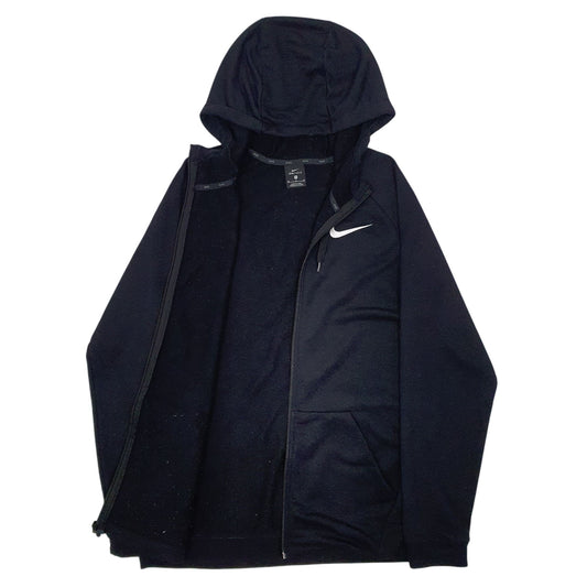 Mens Black Nike Dri-Fit Full Zip Jumper