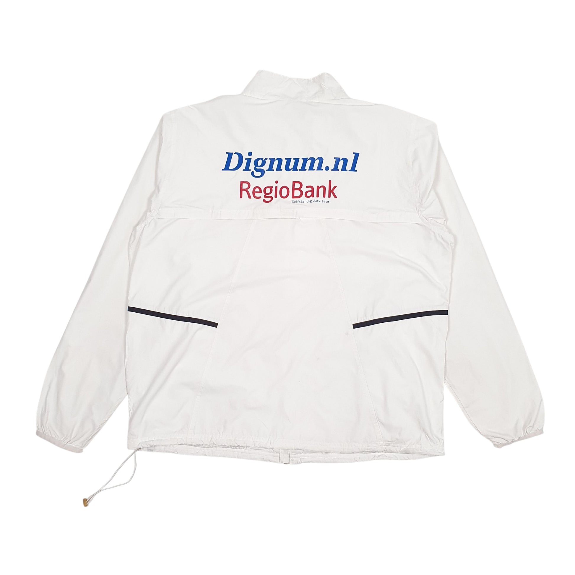 Mens White Nike  Full Zip Coat