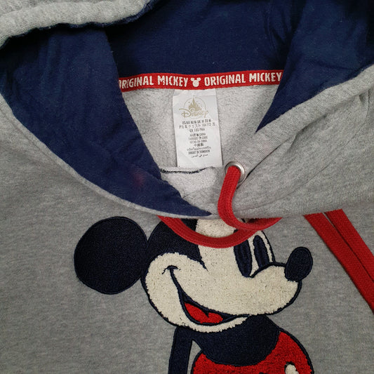 Womens Grey Disney Mickey Mouse Hoodie Jumper