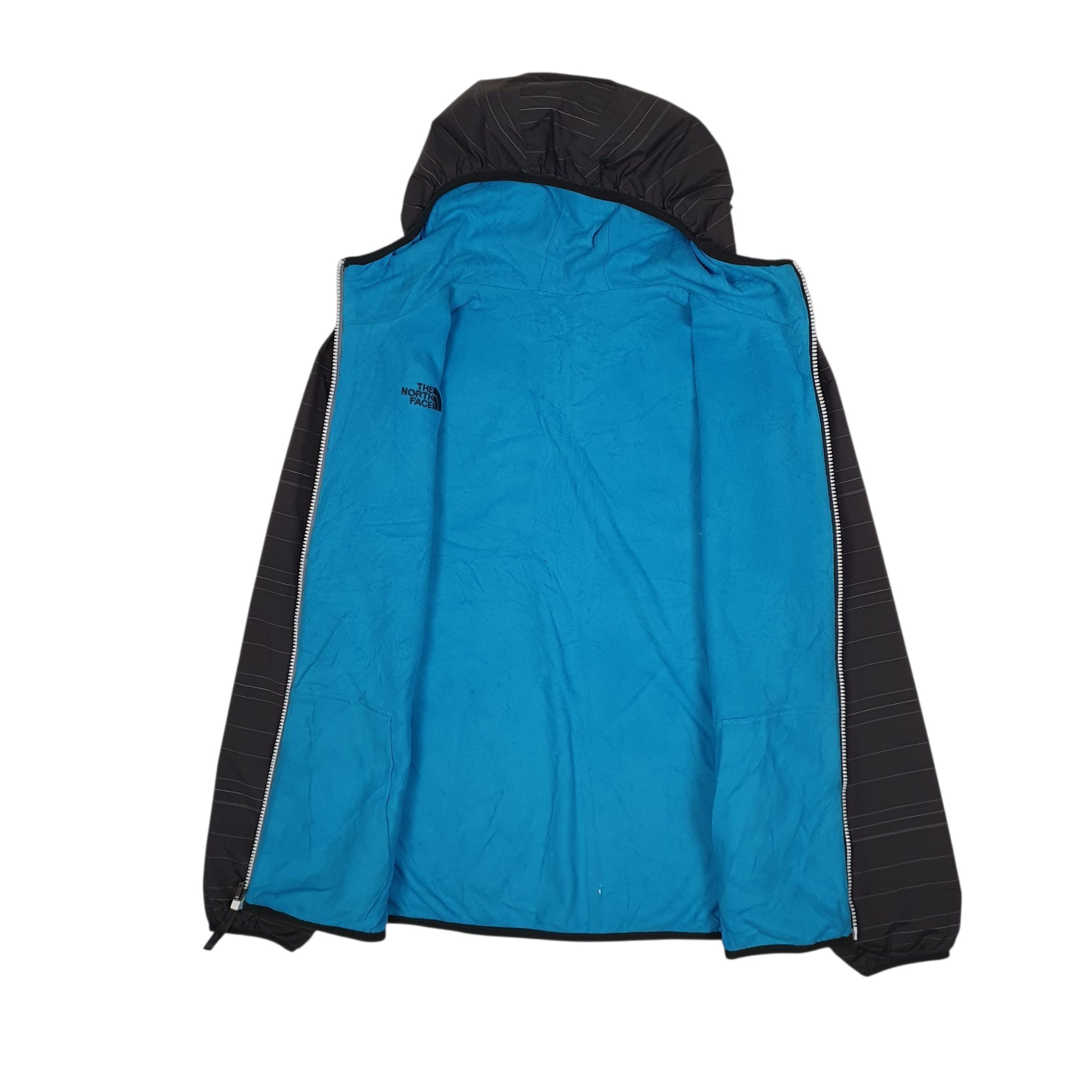 Mens Grey The North Face Fleece Lined  Coat