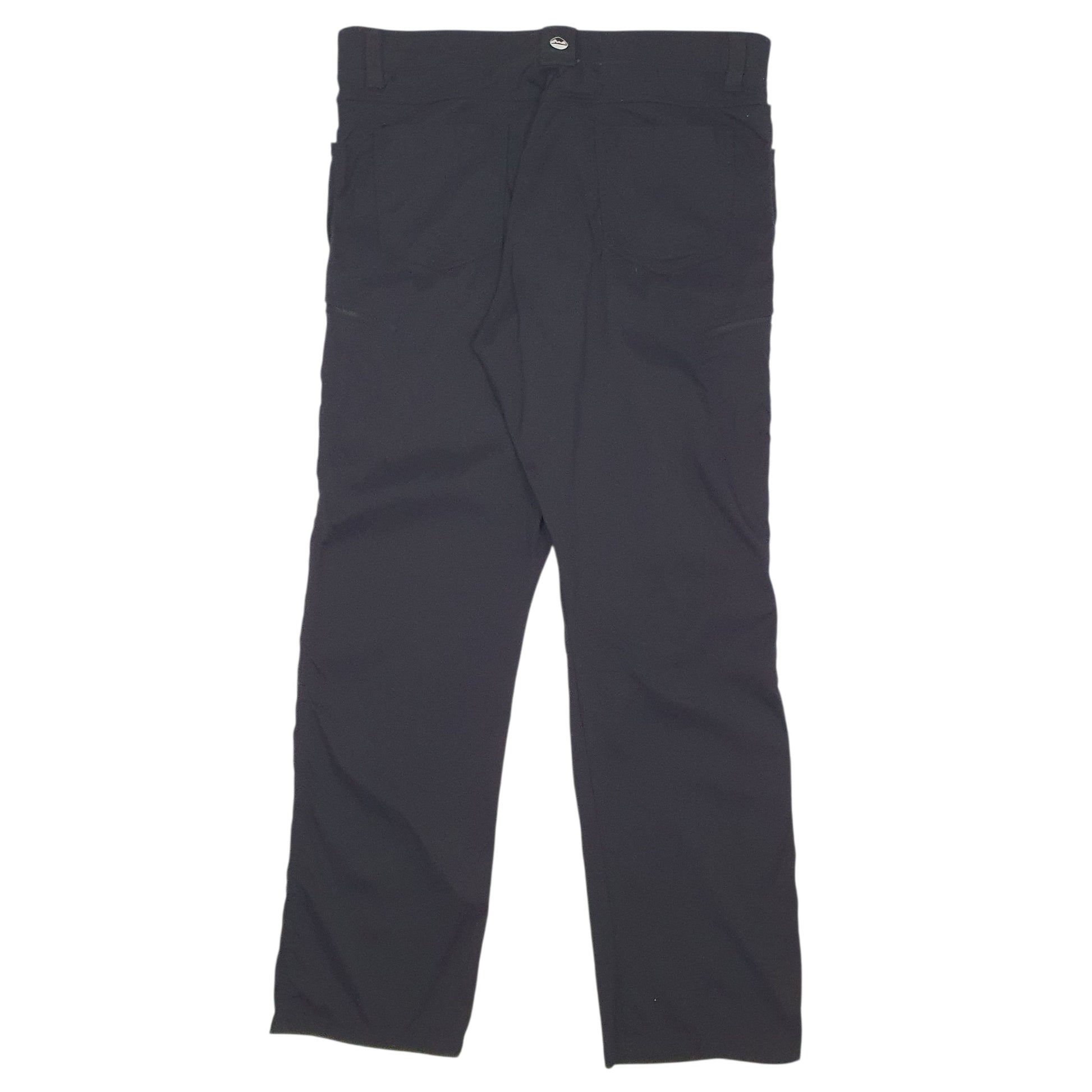 Mens Black Wrangler   Trousers