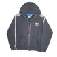 Mens Black Adidas Hoodie Full Zip Jumper