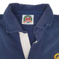 Mens Navy Barbarian Rugby Hoodie Polo Shirt