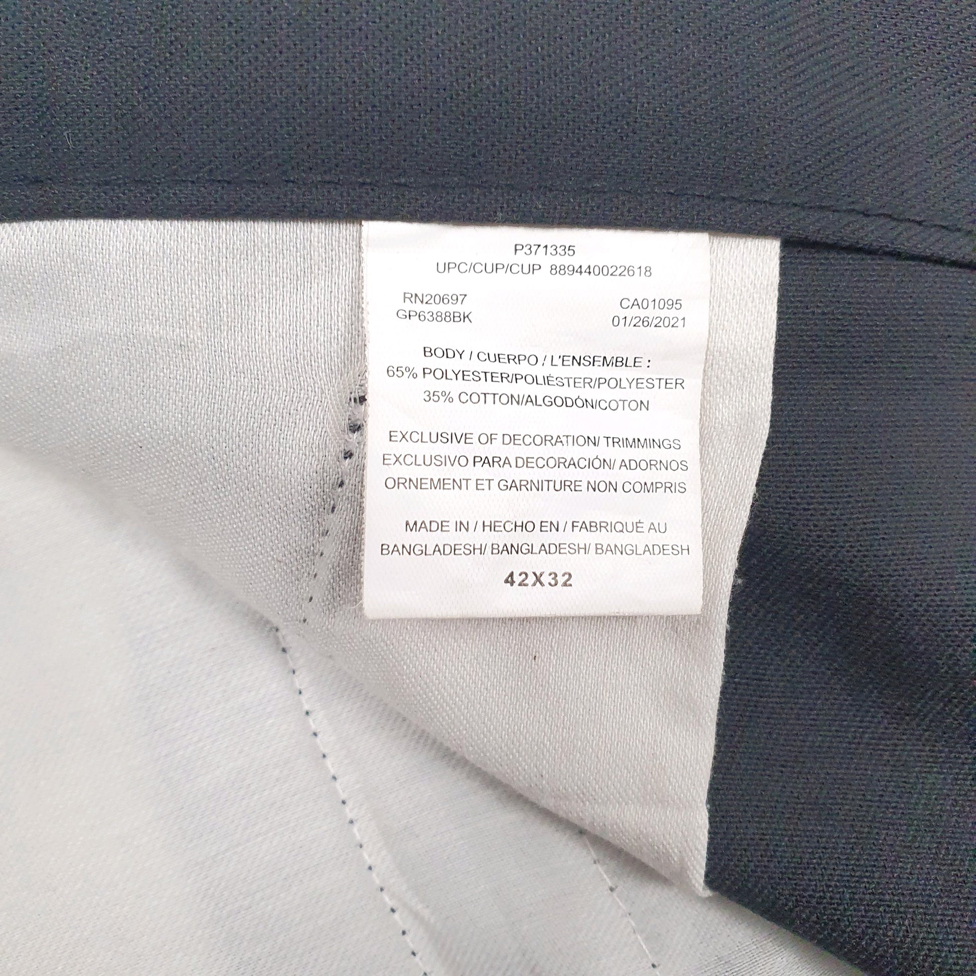 Mens Black Dickies Workwear  Trousers