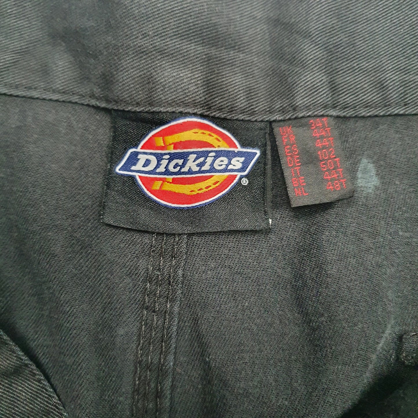 Mens Black Dickies Workwear  Trousers