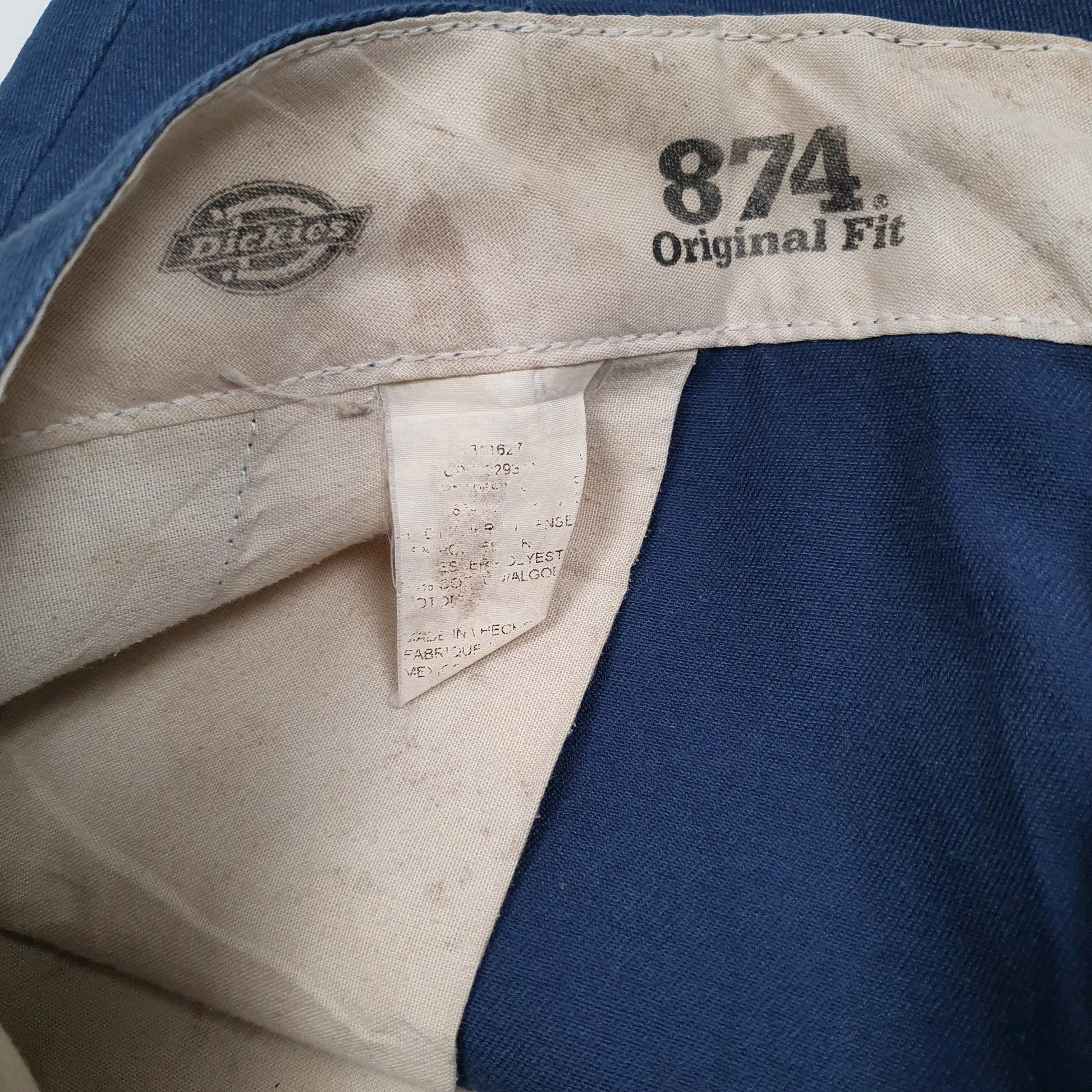 Mens Navy Dickies Workwear 874  Shorts