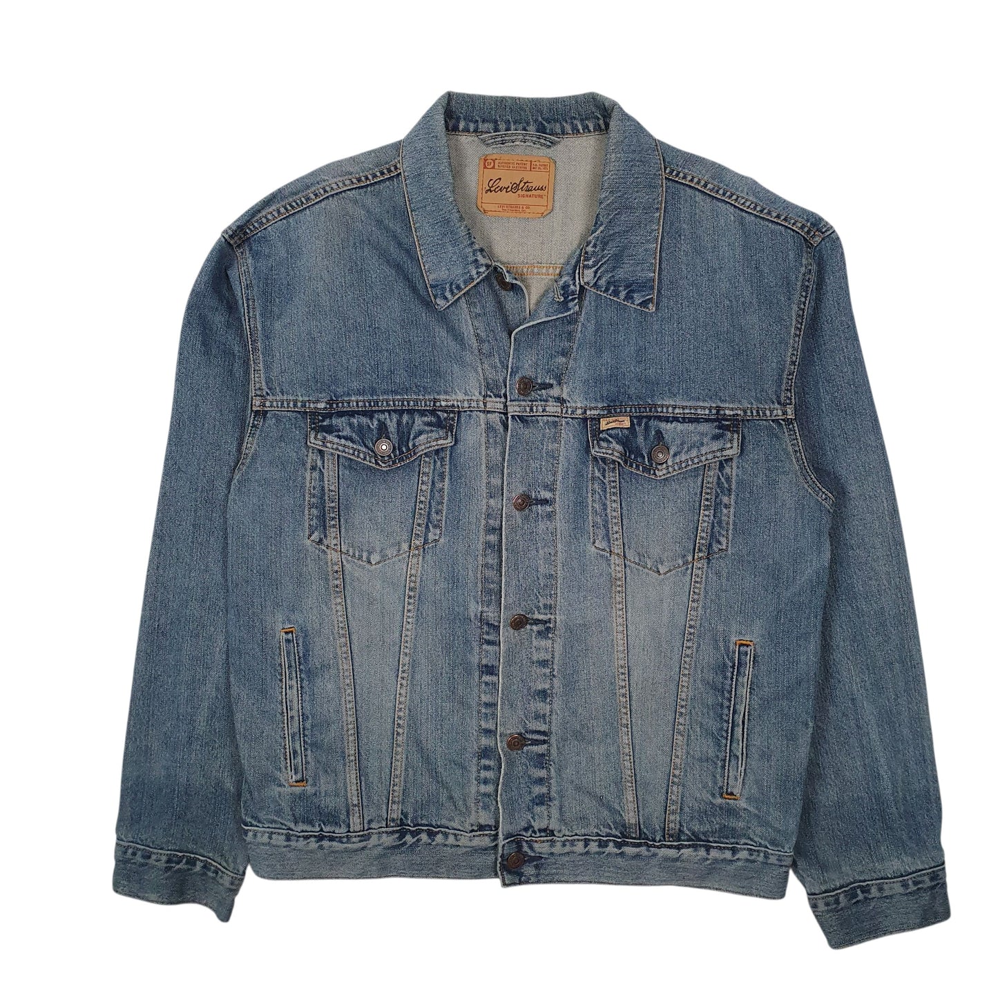 Mens Blue Levis Signature  Coat