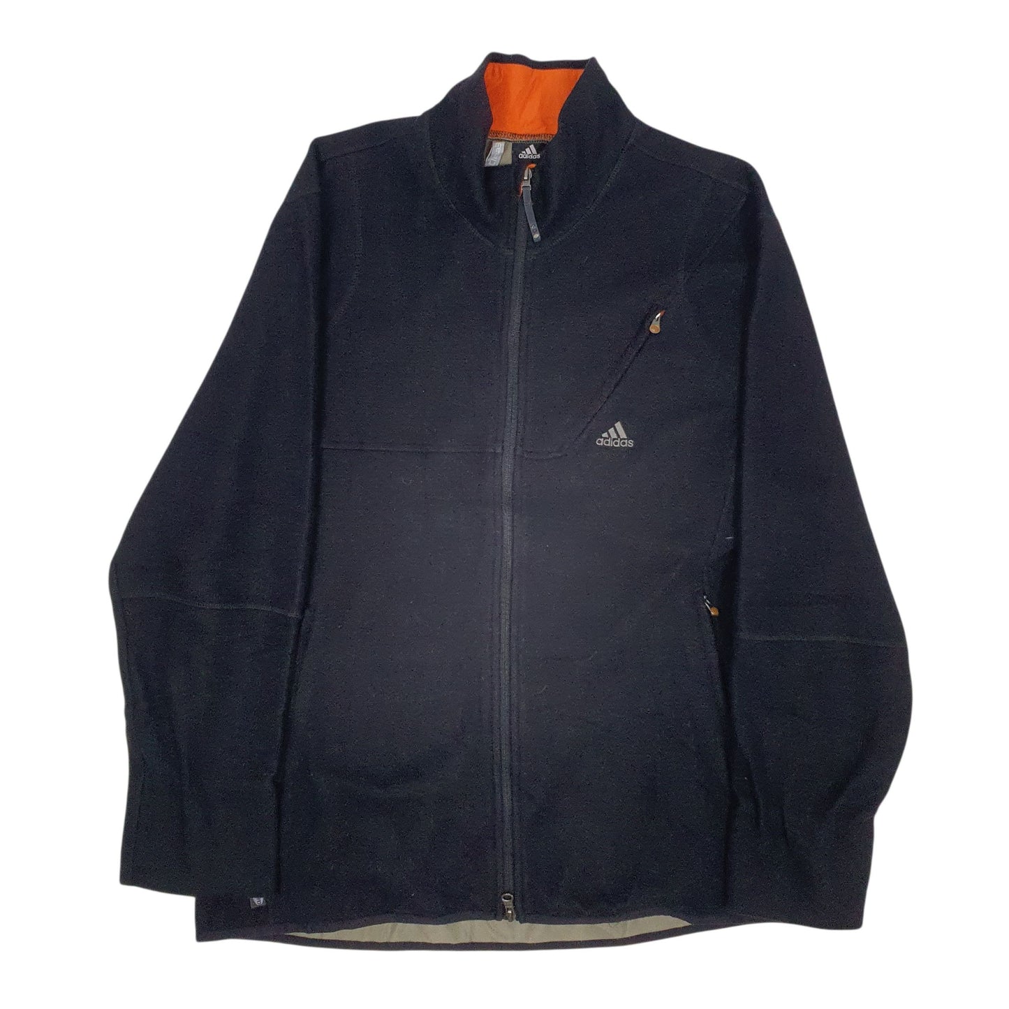 Mens Black Adidas Clima 365 Full Zip Jumper