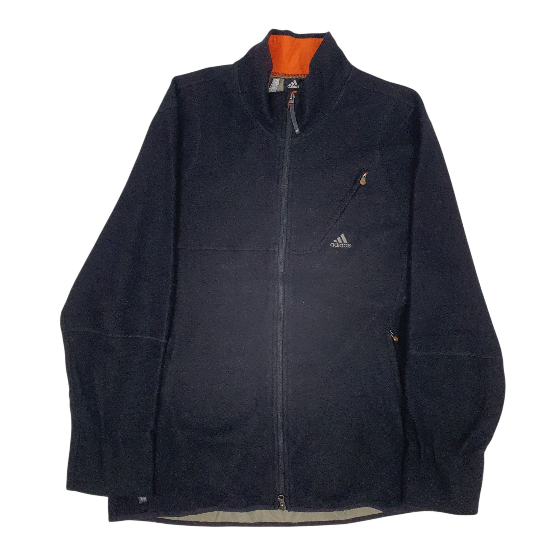 Mens Black Adidas Clima 365 Full Zip Jumper