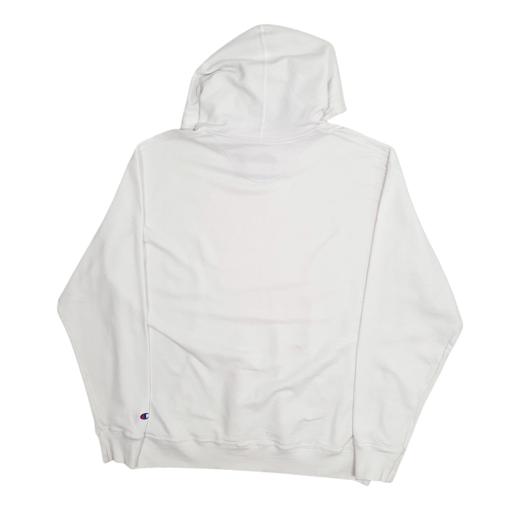 Mens White Champion  Hoodie Jumper