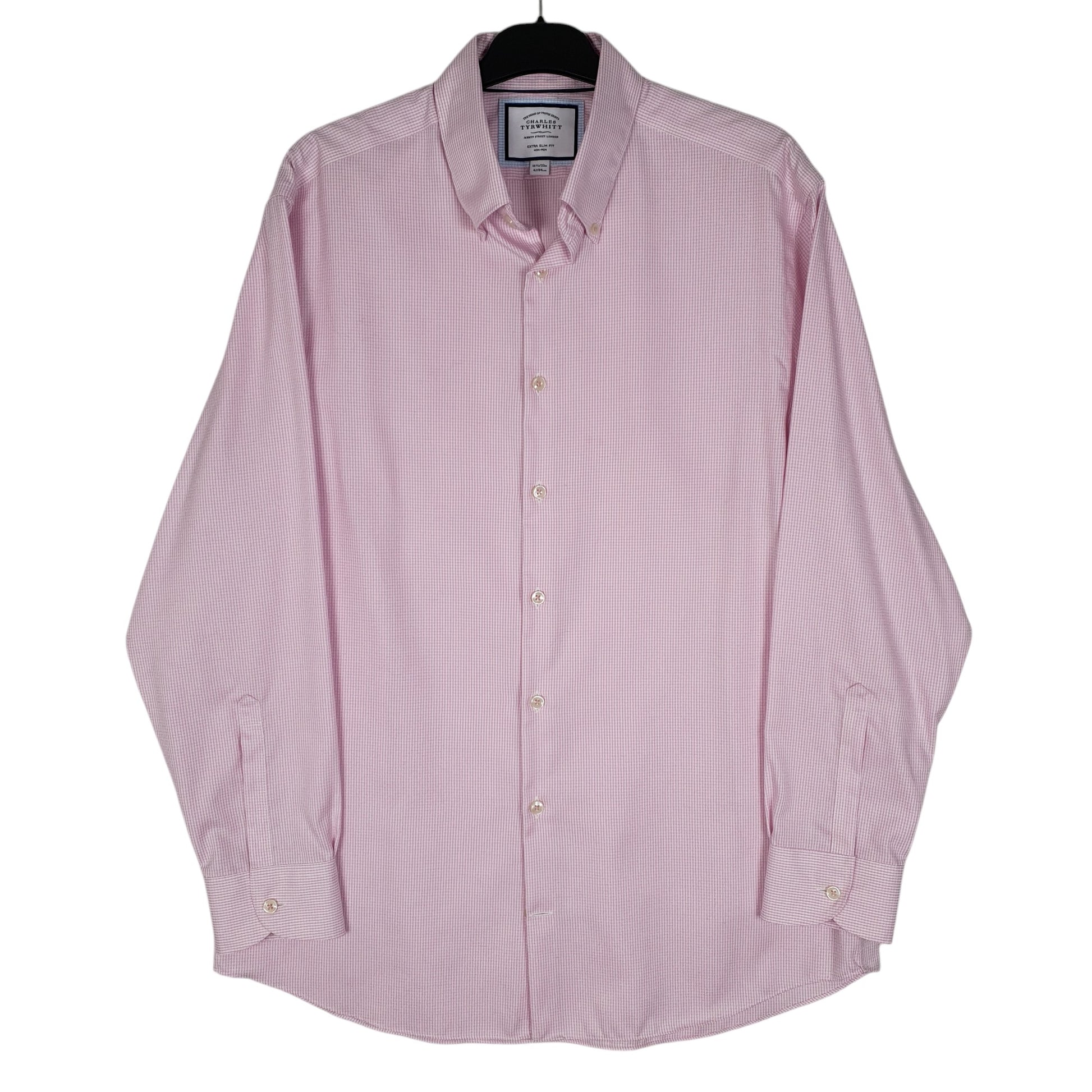 Mens Pink Charles Tyrwhitt  Long Sleeve Shirt