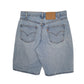 Mens Blue Levis Vintage 90s Orange Tab  Shorts