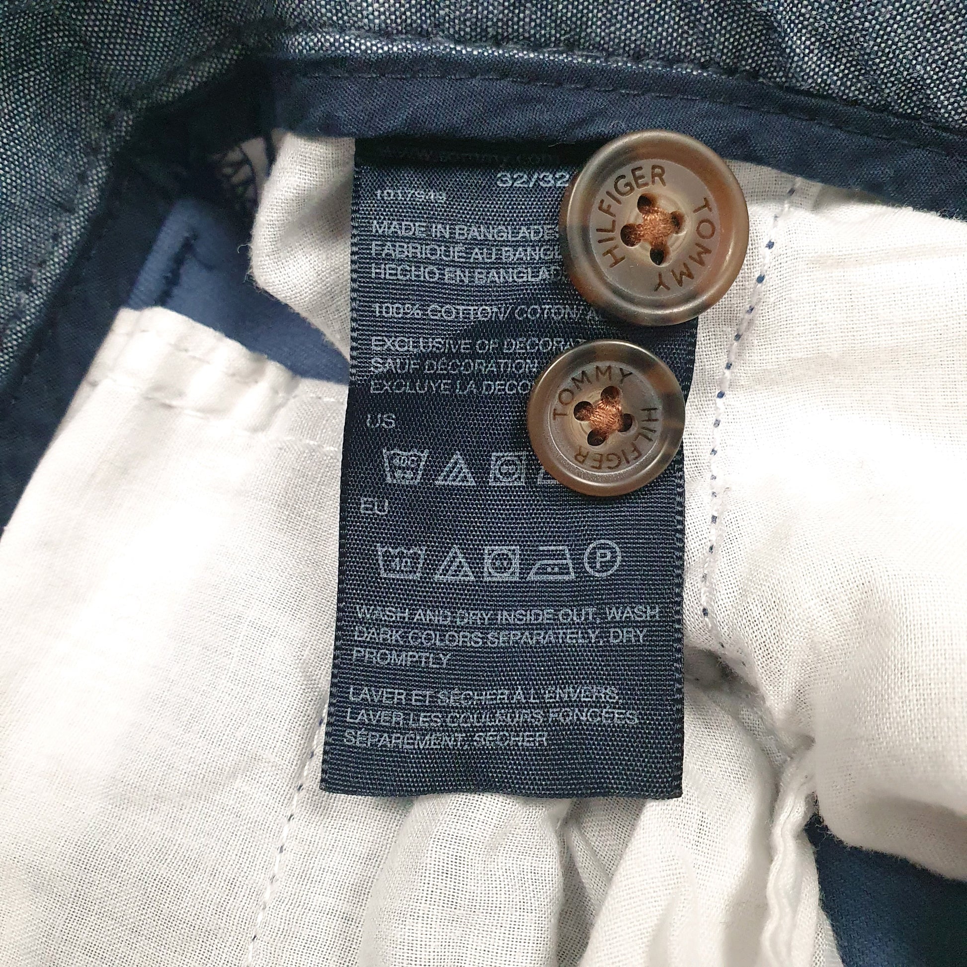 Mens Blue Tommy Hilfiger   Trousers