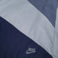 Mens Blue Nike Vintage 00s Spellout Full Zip Coat