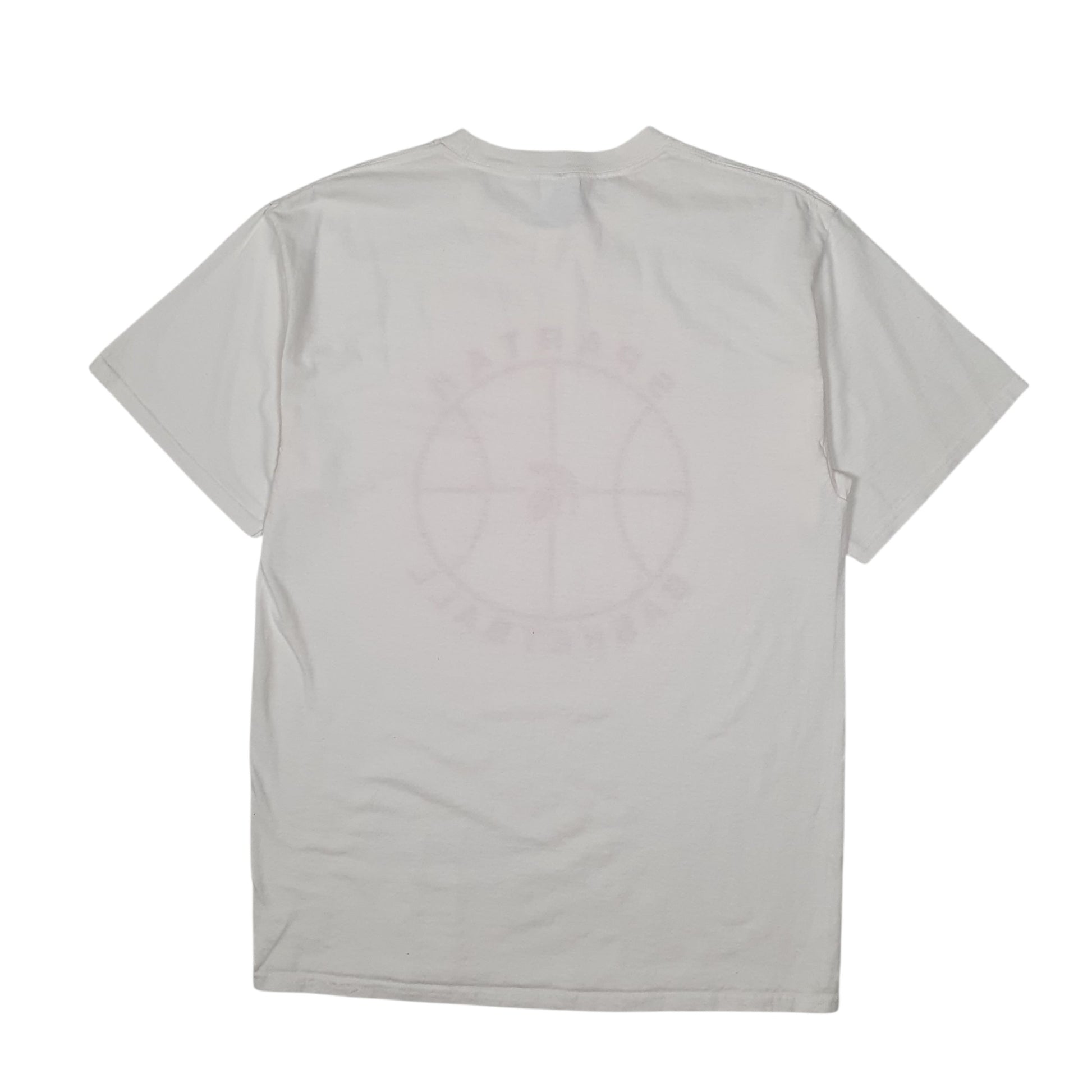 Mens White Port & Company Spartans Basketball  T Shirt