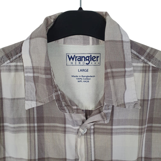 Mens Grey Wrangler Hero  Shirt