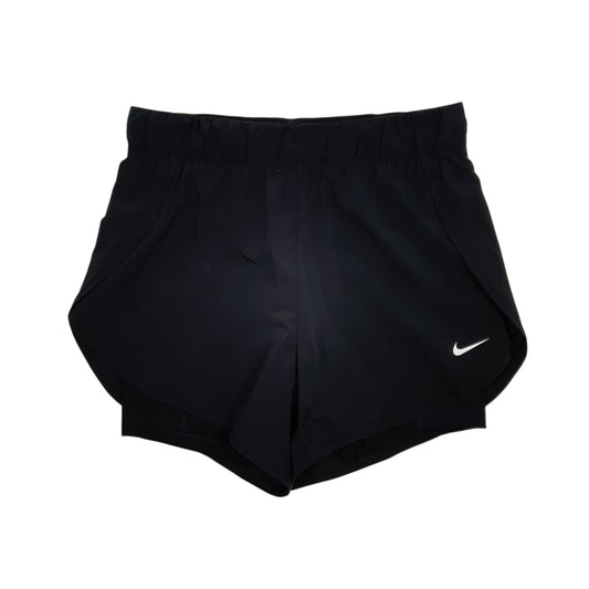 Womens Black Nike 2 in 1 Flex Dri Fit Running Gym Sport Shorts