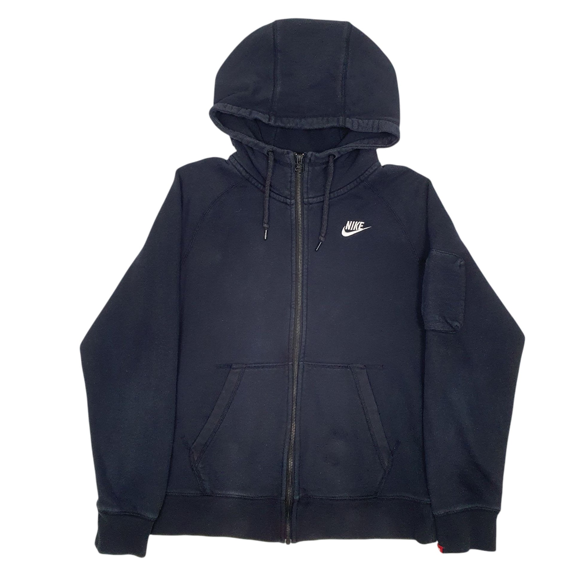 Womens Black Nike  Full Zip Jumper