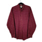 Mens Burgundy L.L.Bean  Long Sleeve Shirt