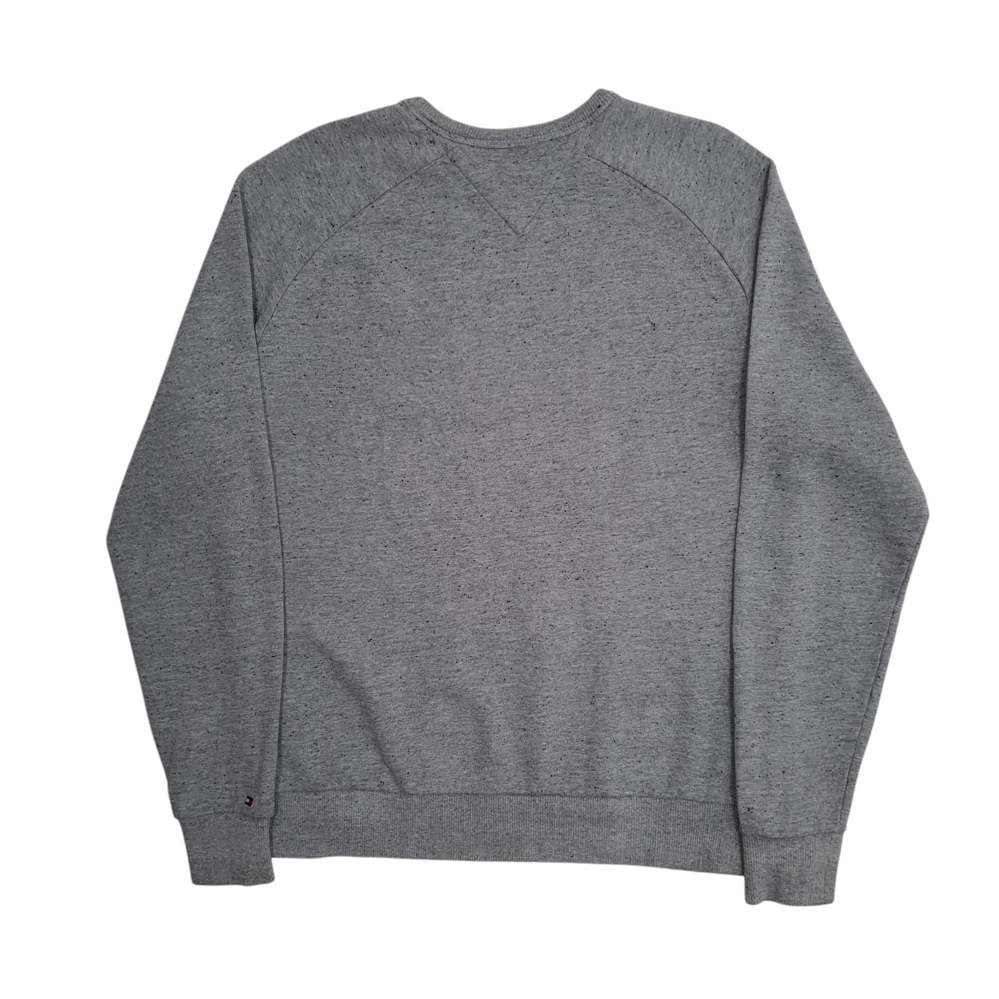 Mens Grey Tommy Hilfiger  Crewneck Jumper