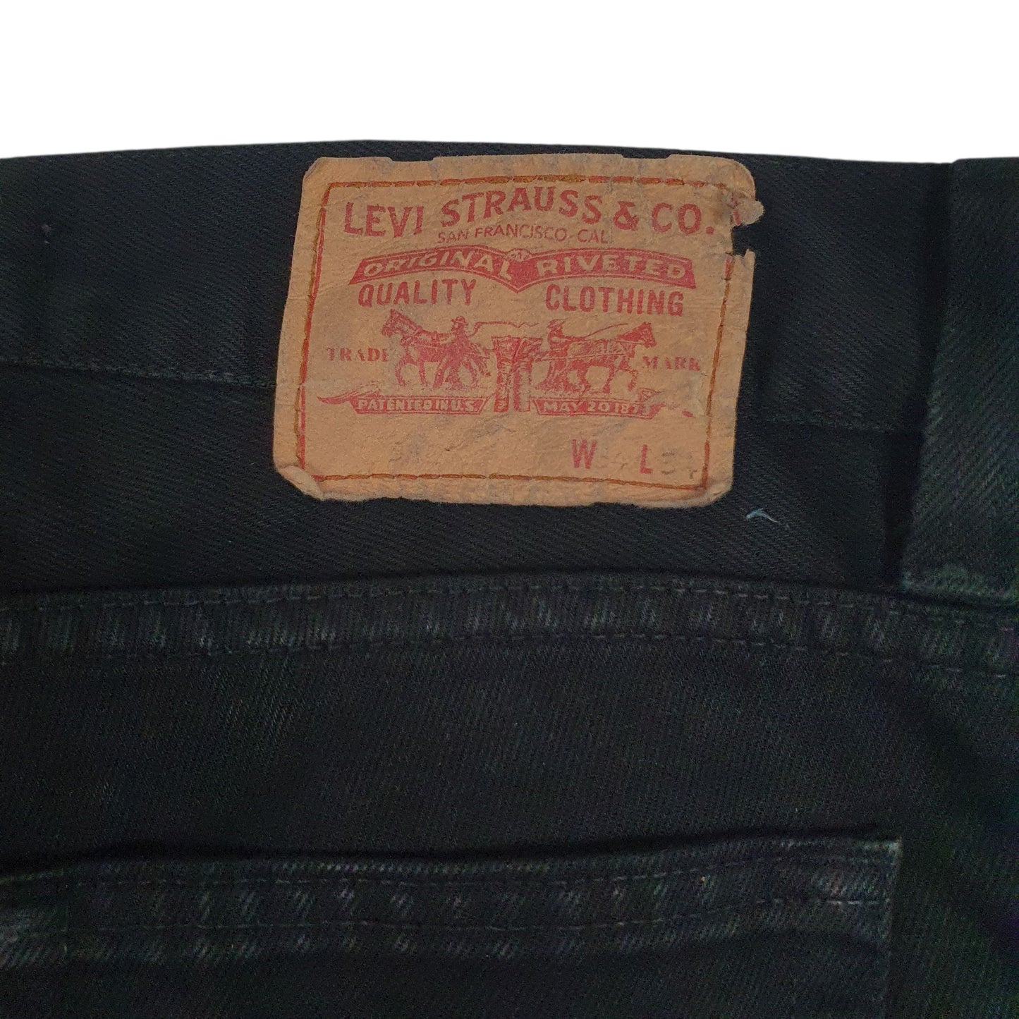 Mens Black Levis 512  Jeans