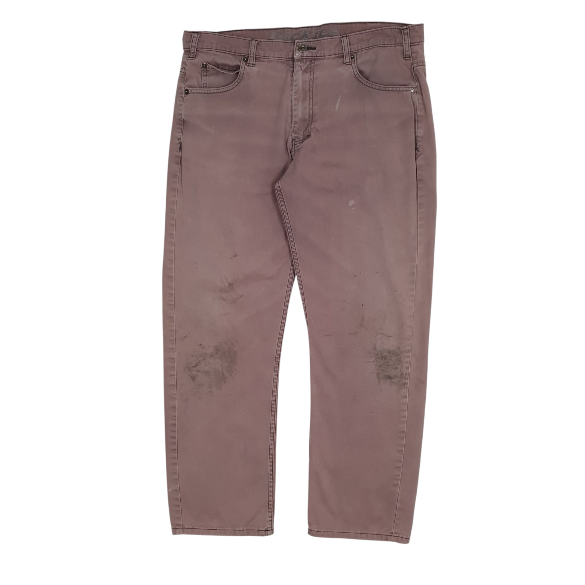 Mens Pink Dickies  Chino Trousers