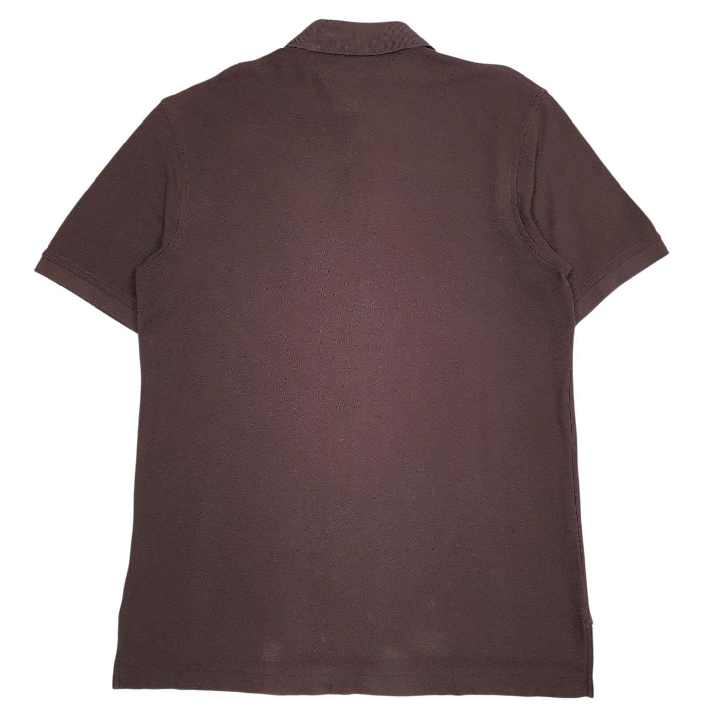 Mens Brown Tommy Hilfiger  Hoodie Polo Shirt